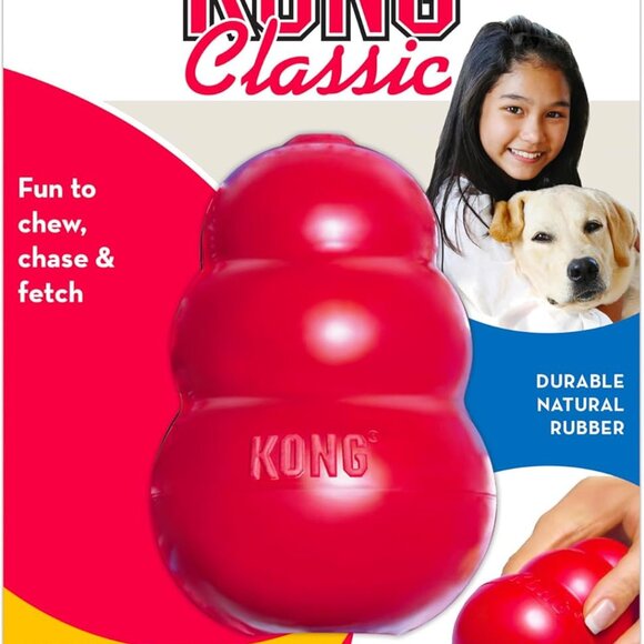 Classic Stuffable Dog Toy - Fetch & Chew Toy for Dogs - Treat-Filling Capabiliti - Picture 9 of 9